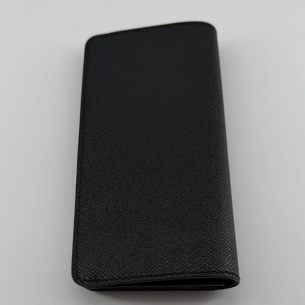 Burberry Black Leather Phone Case